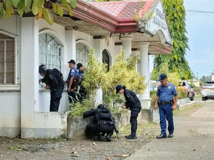 The Iloilo Police Provincial Office and Dingle Municipal Police Station are hunting for two individuals in connection with a grenade blast near the public library of Dingle, Iloilo on Oct. 3. AJ PALCULLO/PN