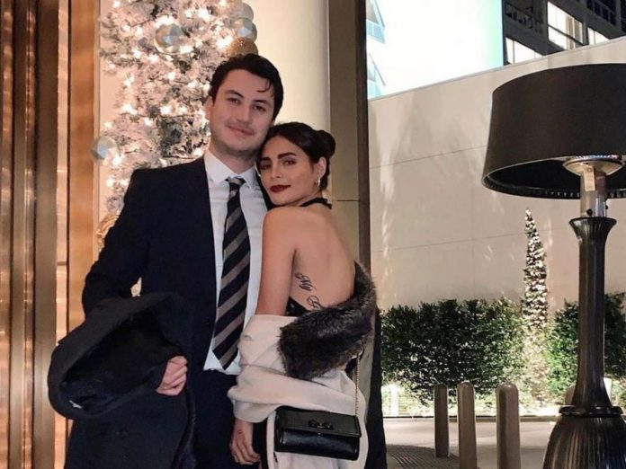 Lovi Poe and Monty Blencowe tied the knot in England on Aug. 26.