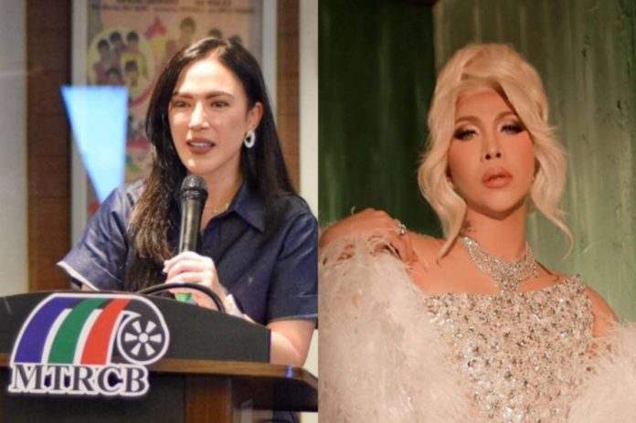 MTRCB chairperson Lala Sotto-Antonio, FACEBOOK/MTRCB PHOTO; “It’s Showtime” host Vice Ganda @PRAYBEYTBENJAMIN/INSTAGRAM PHOTO