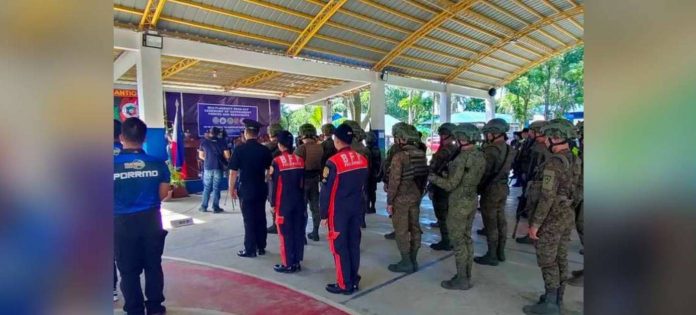 A send-off ceremony of uniformed personnel and blessing of resources for the 2023 barangay and Sangguniang Kabataan elections were held on Tuesday, Oct. 24, at the Antique Police Provincial Office. BFP R6 ANTIQUE PROVINCIAL OFFICE