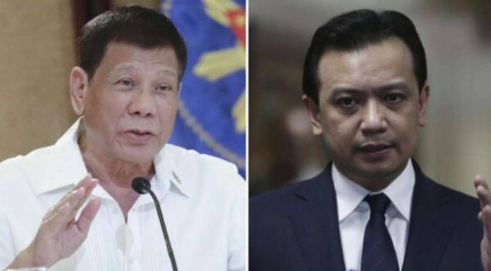 DUTERTE (left); TRILLANES (right)