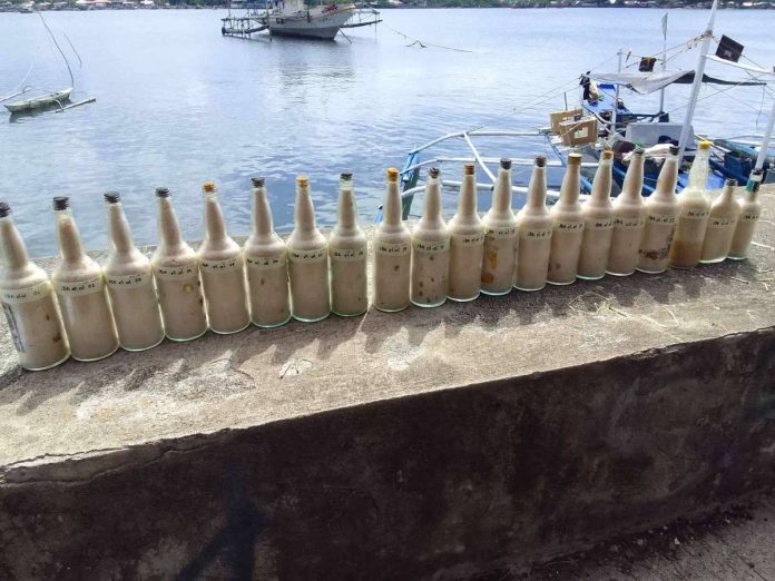 Twenty improvised explosives allegedly used for dynamite fishing were recovered from three suspects in Roxas City on Saturday, Oct. 15. RADYO BANDERA SWEET FM ROXAS