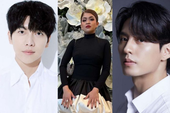 (From left) Lee Seung-gi, Melai Cantiveros and Do Ji-han. @BYHUMANMADE, @MRANDMRSFRANCISCO, @DOJIHAN/IG PHOTOS