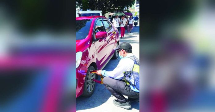 The Bacolod Traffic Authority Office has collected over P230,000 for towing illegally parked vehicles and another P180,000 for other traffic violations. BCD PIO PHOTO