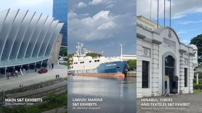 The Department of Science and Technology is holding science, technology and innovation-themed exhibits at the Iloilo Convention Center, JBL Maritime Vanguard and National Museum Western Visayas.