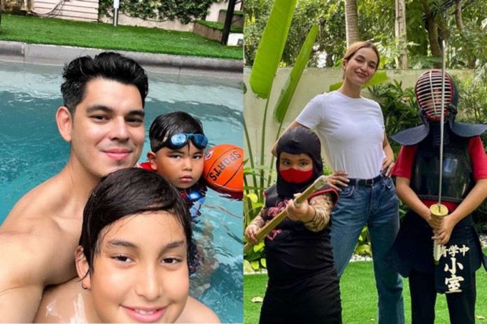 Richard Gutierrez and Sarah Lahbati with their sons Zion and Kai @RICHARDGUTZ/@SARAHLAHBATI INSTAGRAM PHOTOS