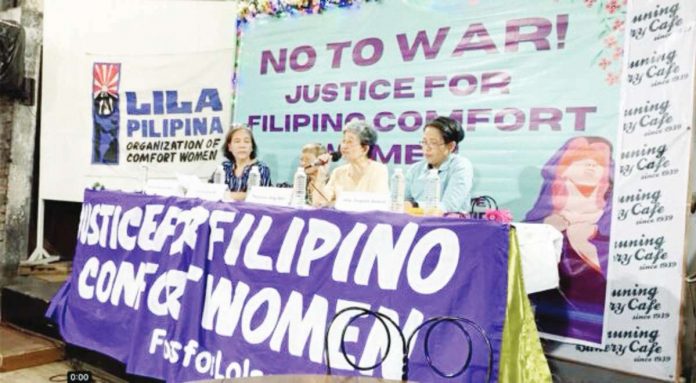 A comfort women advocacy group reiterates calls for accountability from the Japanese government. PHOTO FROM LILA PILIPINA FACEBOOK PAGE