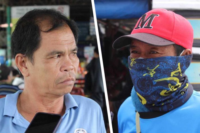 Traditional jeepney drivers Marcelino Tagaroma and Ely Jardeleza did not participate in the transport strike following orders from their respective cooperative president. AJ PALCULLO PHOTO