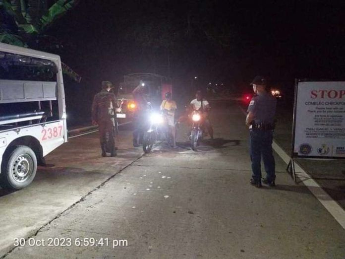 Police Regional Office 6 data showed that out of 22,886 checkpoints conducted in Western Visayas since the beginning of the election period and gun ban on Aug. 28, 118 persons were arrested. CONCEPCION MUNICIPAL POLICE STATION PHOTO