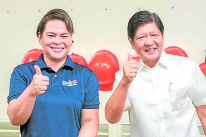 Vice President Sara Duterte and President Ferdinand Marcos Jr. formed a coalition for the 2022 national elections. INQUIRER FILE PHOTO