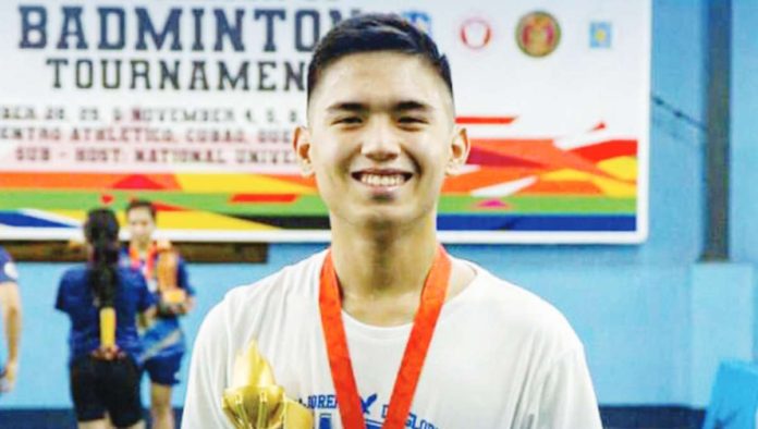 Bacolod City native Lance Vargas has a crucial role in Ateneo de Manila University Blue Eagles’ victory in the UAAP Season 86 men’s badminton tournament. PHOTO COURTESY OF LIANA FERNANDO/THE GUIDON SPORTS