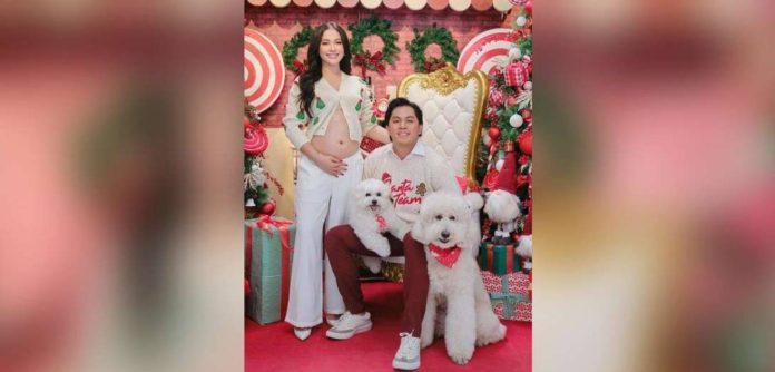 In a whimsical Christmas video, newlyweds Maja Salvador and Rambo Nuñez share that they are expecting their first child. MAJA SALVADOR/INSTAGRAM PHOTO