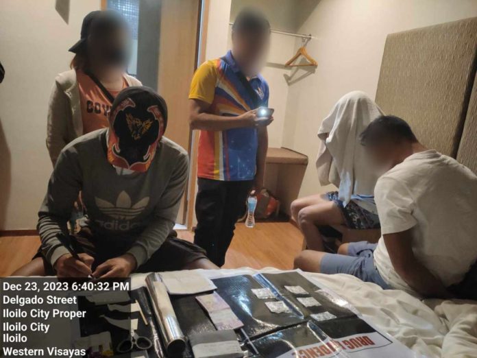 Suspected shabu worth P170,000 was recovered from two individuals in Iloilo City on Saturday, Dec. 23. PRO-6 PHOTO