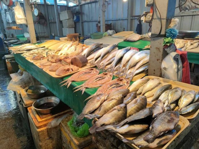 Data by the Philippine Statistics Authority in Region 6 showed that the total production and value of fisheries decreased in the third quarter of 2023 compared to the same period in 2022. The photo above was taken at Iloilo Central Market in Iloilo City. AJ PALCULLO/PN