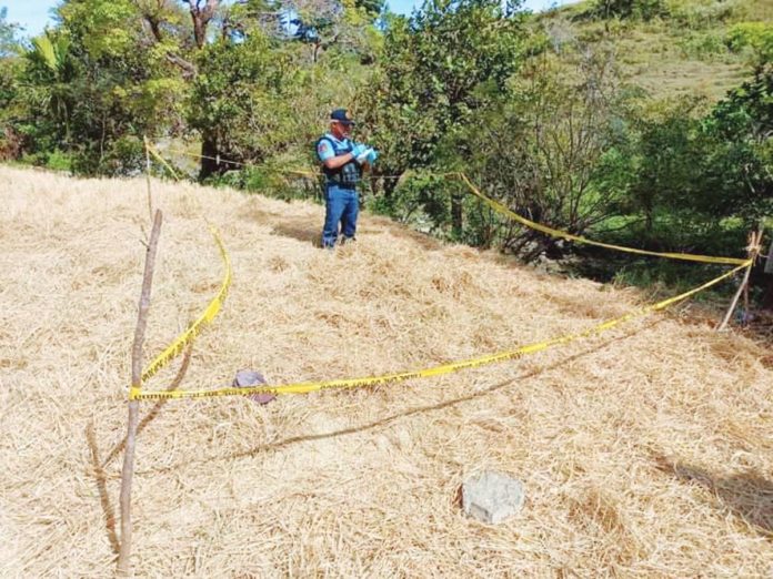 Farmer Melvin Ceniza succumbed to multiple hack wounds and was found buried under the rice straws in Barangay Cabalaunan, Miag-ao, Iloilo on Sunday morning, Dec. 17. XFM RADYO PATROL ILOILO FB PHOTO