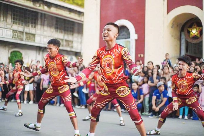 Tribu Manduryaw from Mandurriao, Iloilo City gives a glimpse of their Dinagyang ILOmination 2024 performance during the Dinagyang “Pamukaw” on Dec. 16. TRIBU MANDURYAW 2024 FB PAGE