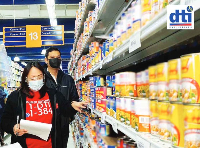 The requests to increase the suggested retail prices of 54 items, which include canned goods, processed milk, bread, and toilet soap, among others, remain pending. DTI PHOTO