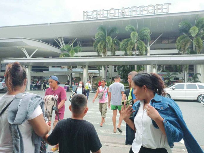 The Iloilo Airport recorded 2,550 passenger arrivals and a peak of 2,876 departures in a single day in September 2023. PN PHOTO