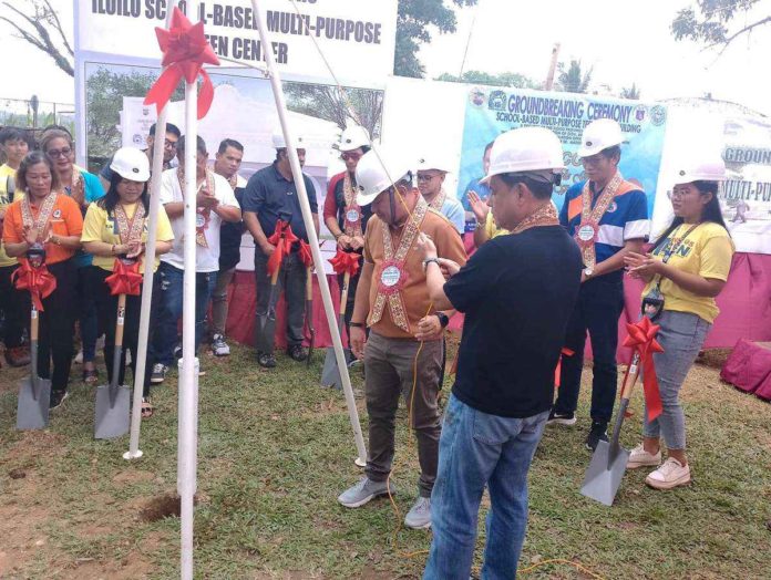 Gov. Arthur Defensor Jr. and Provincial Population Office head Atty. Ruel Von Superio, together with Mayor Darwin Bajada of San Dionisio led the groundbreaking ceremony of a leveled-up version of the teen center building at Nicomedes R. Tubar Sr. National High School. I CHANNEL MULTIMEDIA PRODUCTION PHOTO