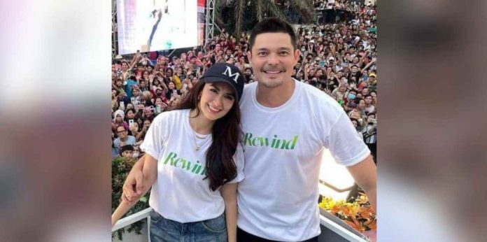 Marian Rivera and Dingdong Dantes leads “Rewind” cast at the Metro Manila Film Festival’s Parade of Stars. MARIAN RIVERA/FACEBOOK PHOTO