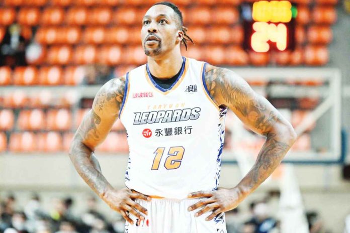 Dwight Howard started his NBA career after being selected as the top-overall pick by Orlando Magic in 2004. PHOTO COURTESY OF TAOYUAN LEOPARDS