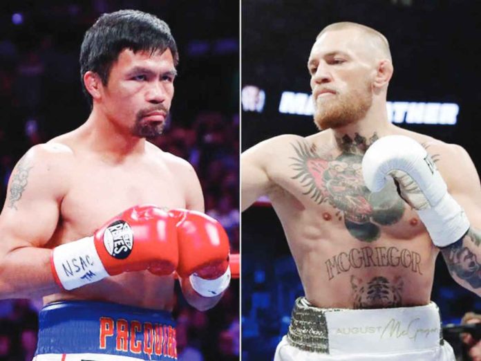 Manny Pacquiao, Conor McGregor/AP