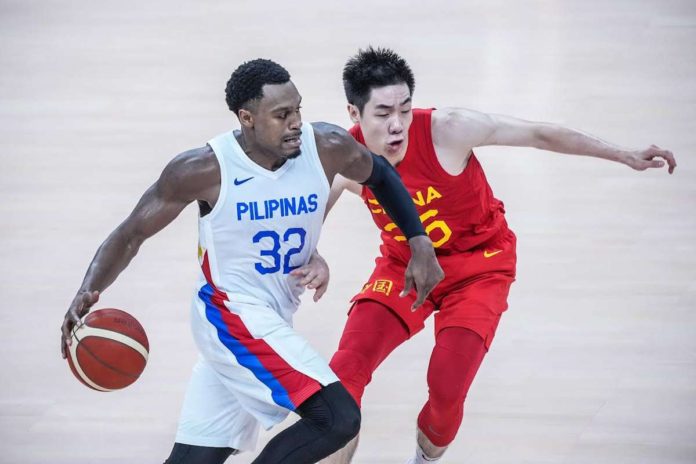 The International Testing Association flagged Justin Brownlee (left) after the urine sample collected from him a day after their historic gold medal win against Jordan tested positive for a banned substance during the 19th Asian Games. PHOTO COURTESY OF POC-PSC MEDIA GROUP