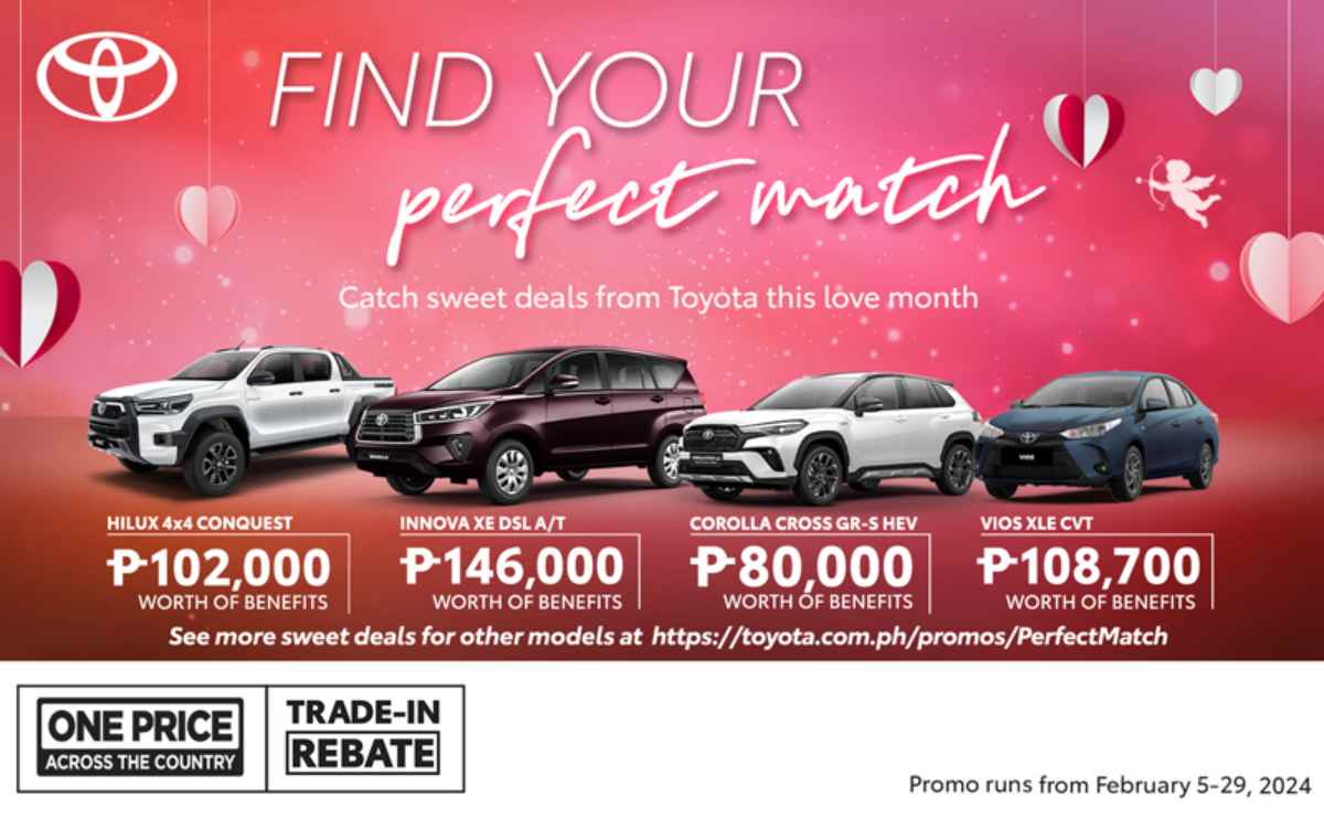 Find your Perfect Match with Toyota’s Valentine Promo