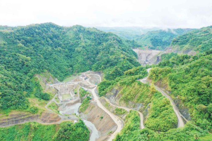 The National Irrigation Administration says as of January 2024, overall physical accomplishment of the Jalaur River Multi-Purpose Project Stage II (JRMP II) was at 74.07 percent. Drone shot shows two dams of JRMP II.