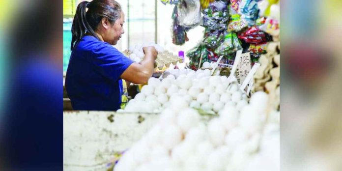 Retail prices for medium-sized eggs range from 6.80 to 8.50 in Metro Manila. ABS-CBN NEWS PHOTO