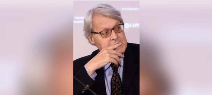 Junior Culture Minister Vittorio Sgarbi is also a renowned art critic, historian and TV personality. GETTY IMAGES