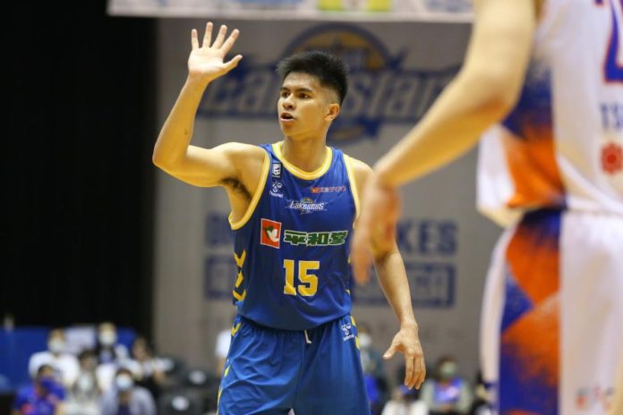 The Shiga Lakes improved to a 28-12 win-loss slate in the Japan B.League Division 2 on Saturday night with Kiefer Ravena posting 10 points, to go with three assists, two steals, and one rebound in 22 minutes of action. PHOTO COURTESY OF SHIGA LAKES