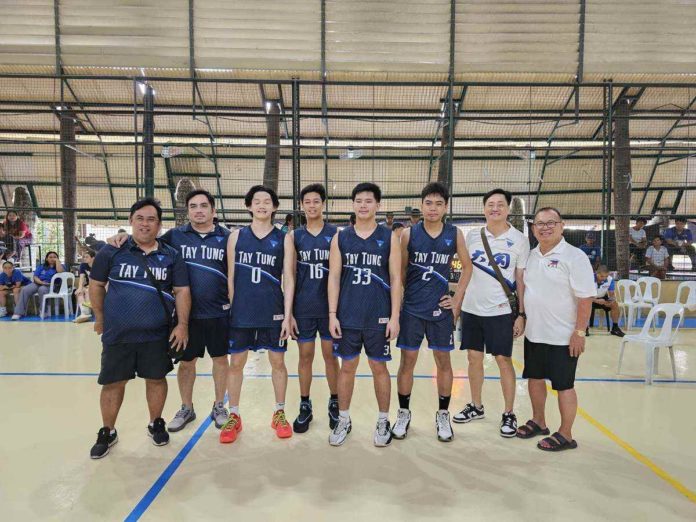 Members of Bacolod Tay Tung High School Thunderbolts’ 3x3 basketball team. PHOTO COURTESY OF JOSE MONTALBO