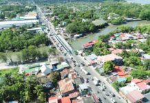 Traffic congestion is experienced on Araneta Street, Barangay Sum-ag due to the temporary closure of the Sum-ag bridge’s southbound portion. AKSYON RADYO BACOLOD