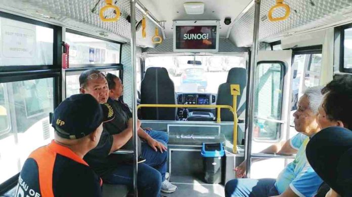 As part of the Bureau of Fire Protection-Bacolod City’s “Reels-On-The-Bus” fire safety advocacy campaign, a 30-second fire safety awareness video began showing in modernized jeepney units operated by the Negros East Transport Service Cooperative in Bacolod City. BFP-BACOLOD CITY/FACEBOOK PHOTO