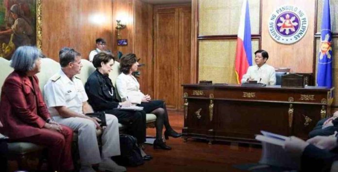 United States government and Presidential Trade and Investment Mission delegation paid a courtesy call to President Ferdinand “Bongbong” Marcos Jr. in Malacañang on Monday, March 11. PCO PHOTO