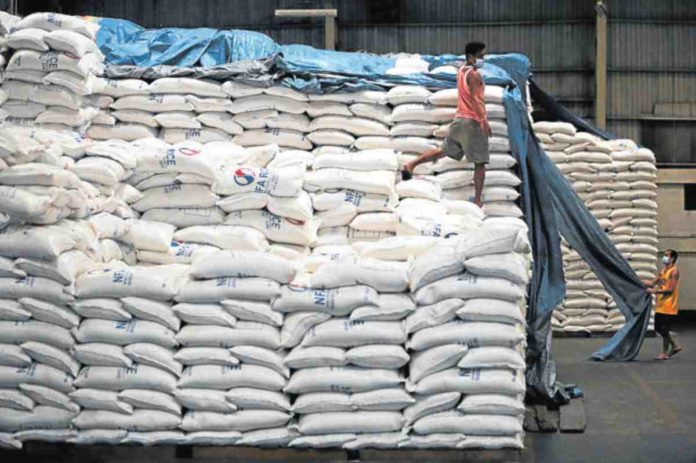 The House Committee on Agriculture is investigating the supposedly anomalous sale of old National Food Authority rice stocks to private traders at lower prices and without bidding. INQUIRER FILE PHOTO