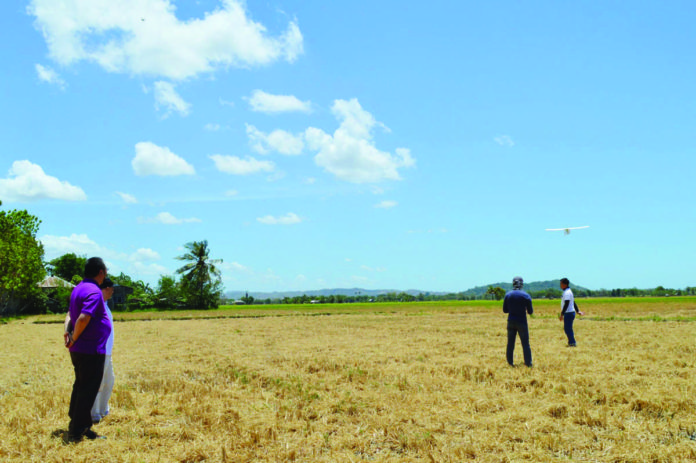 The El Niño phenomenon has so far affected over 14,000 hectares of rice, corn, and high-value crops in Western Visayas. File photo shows a drone flown over a drought-stricken area in Iloilo province. DA REGION 6 FILE PHOTO