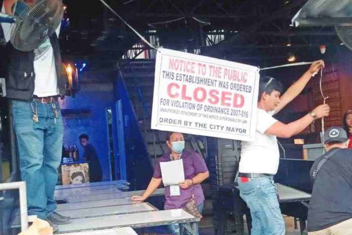 Twenty-four business establishments in Iloilo City have not renewed their business permits this year and were recently issued closure orders. PHOTO COURTESY OF NESTOR CANONG