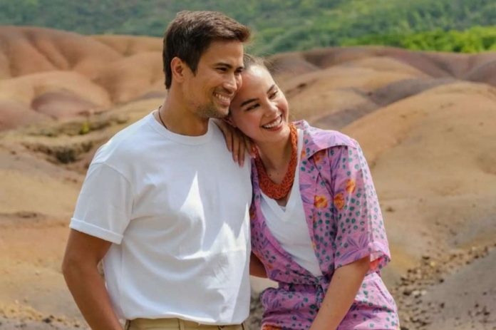 SAM MILBY AND CATRIONA GRAY