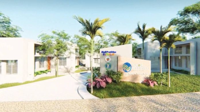 Barangay Nangka in Batad, Iloilo is the pilot area of the Purok Resilience Program (PRP), a socialized and localized housing program of the Iloilo provincial government designed as a response to climate change. Photo shows the 3D rendered dwelling unit design of PRP. SCREENRAB FROM BALITA HALIN SA KAPITOLYO FACEBOOK VIDEO