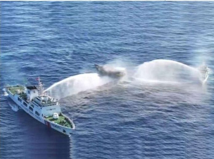 To slip past water cannon attacks and blocking maneuvers of Chinese ships, last seen during the incident in Ayungin Shoal, the Philippine military will focus on speed and maneuverability in its future missions to its outpost there, the BRP Sierra Madre, according to Vice Adm. Alberto Carlos, chief of the Western Command. VIDEO GRAB FROM PCG