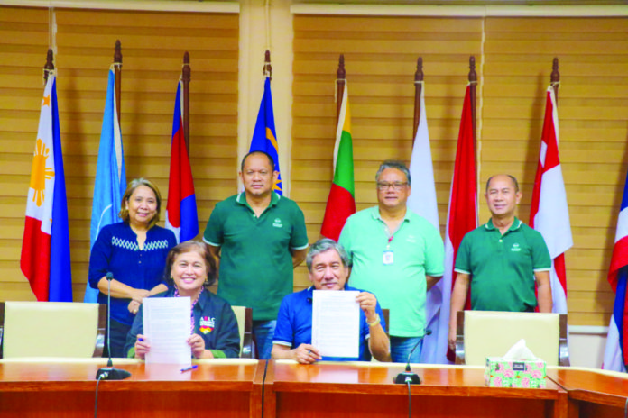 National Fisheries Research and Development Institute officials with SEAFDEC/AQD Executive Committee during the meeting held on February 22, 2024