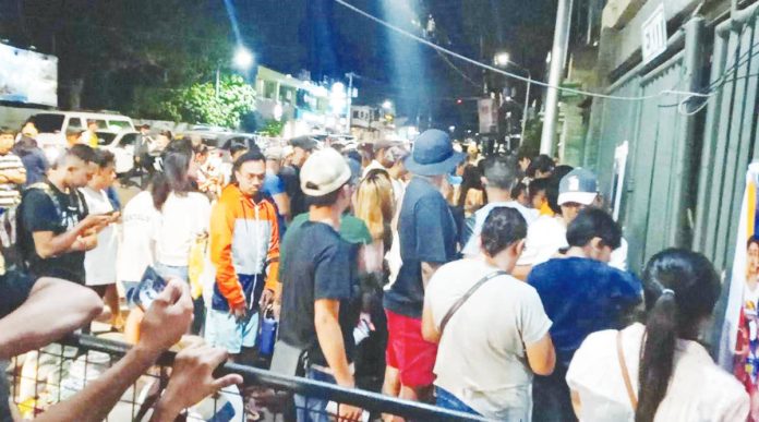 Some Bacolodnon ticket holders were denied entry to the University of St. La Salle Gym to watch the 2024 PBA All-Star Weekend game. CONTRIBUTED PHOTO