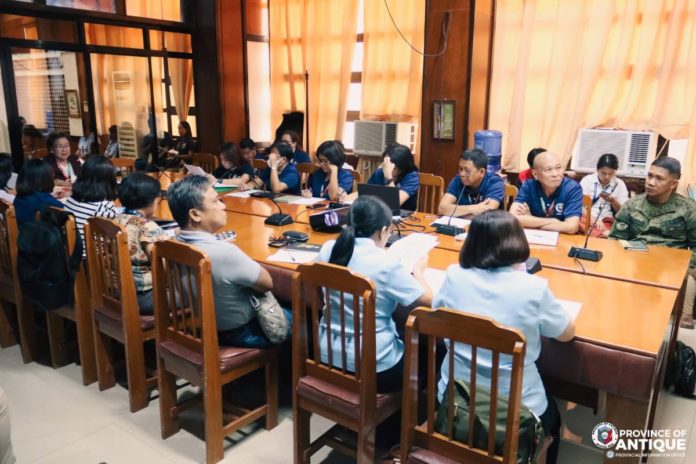 The Antique Provincial Disaster Risk Reduction and Management Council approves a resolution recommending a state of calamity in Antique due to the El Niño phenomenon during its meeting presided over by Gov. Rhodora Cadiao on Monday, April 15. ANTIQUE NEWS UPDATES/FACEBOOK PHOTO