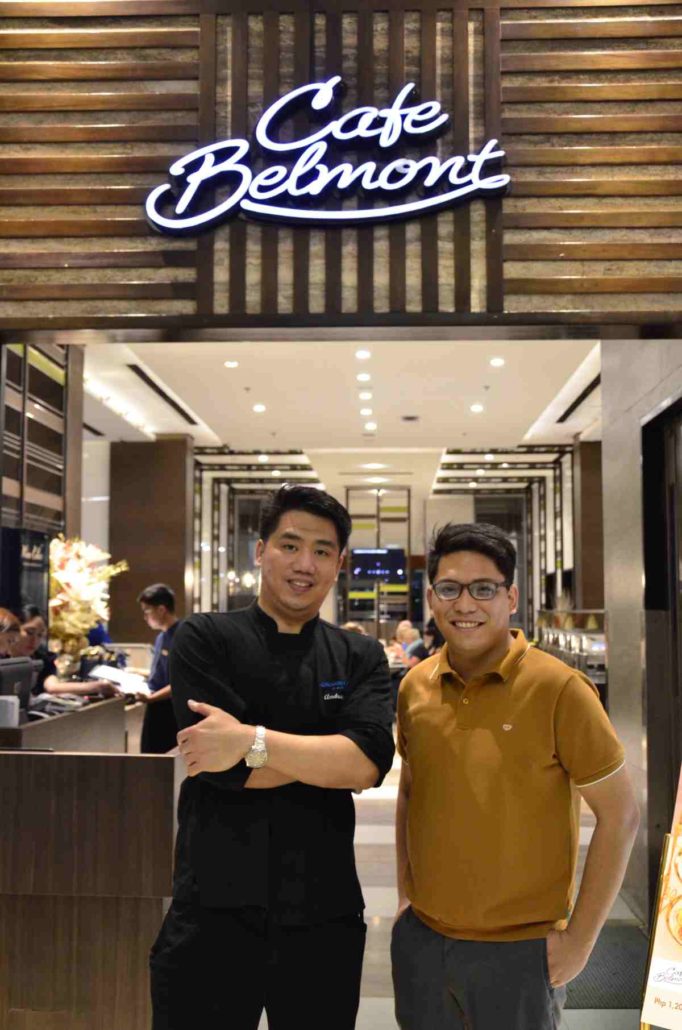 Executive Chef Andrew Ko and John Sherwin Felix.