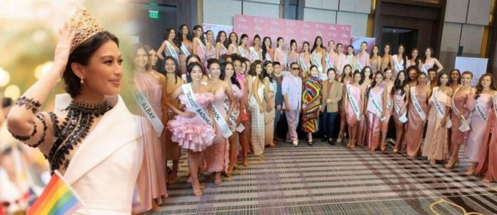 Reigning Miss Universe Philippines (MUPH) Michelle Dee and MUPH delegates and officials IMAGES FROM DEE’S INSTAGRAM