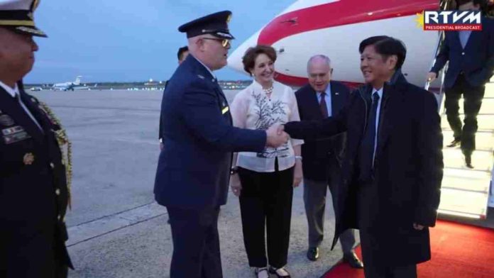 President Ferdinand Marcos Jr. arrives in Washington D.C. on Thursday (Manila Time) to participate in the first Trilateral United States-Japan-Philippines Leaders’ Summit at the White House. RTVM