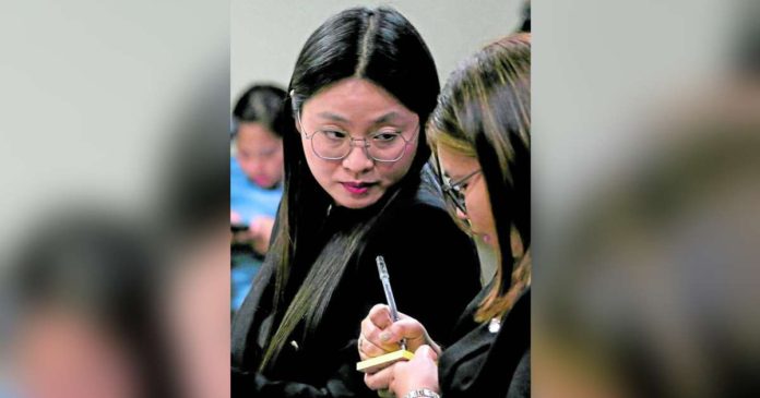 “Wala po akong boyfriend. Wala po akong (live-in) partner. Wala din po akong POGO business,” says Mayor Alice Guo of Bamban, Tarlac. Philippine Daily Inquirer File photo from RICHARD A. REYES