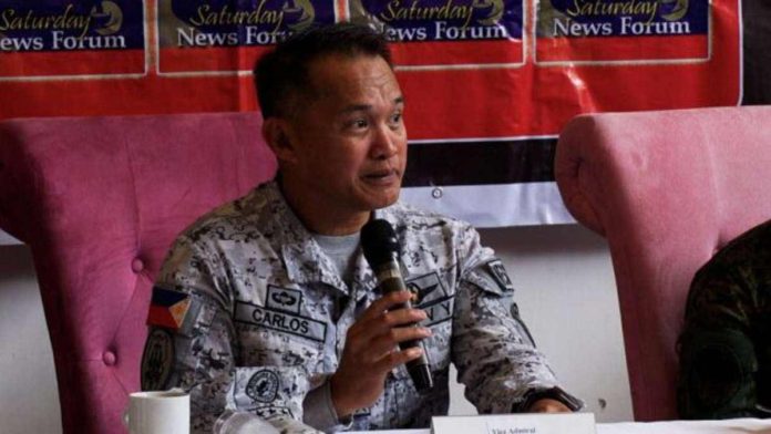 “We did not discuss the new model. We did not discuss the term. ‘Common understanding,’ ‘new model’ were not part of our conversation,” says Vice Admiral Alberto Carlos, former commander of the Armed Forces of the Philippines’ Western Command. FILE PHOTO OF VICE ADMIRAL ALBERTO CARLOS